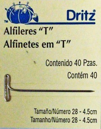 ALFINETE EM "T"